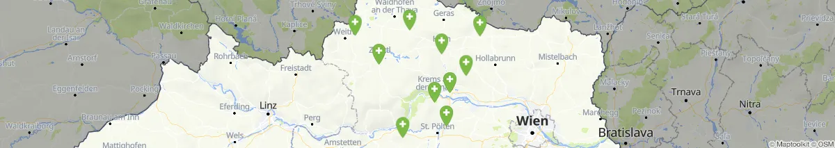 Map view for Pharmacies emergency services nearby Krumau am Kamp (Municipality, Niederösterreich) (66)